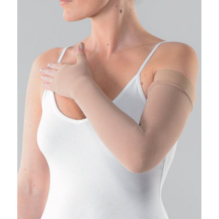 Varisan® Top K2 Kurzes Armband mit Daumen Beige Farbe Größe XL Cizeta