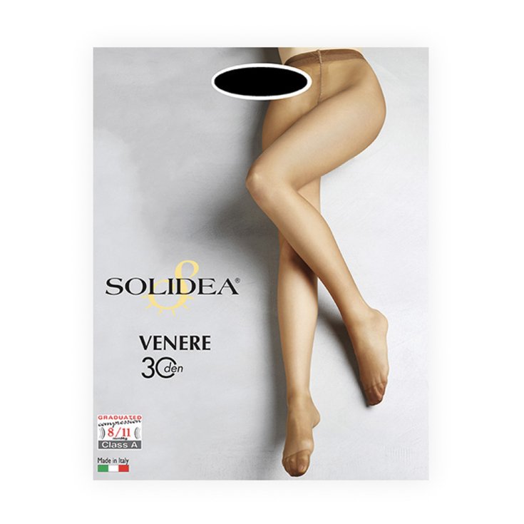 Venere Solidea® 30 Den All Nude Strumpfhose Farbe Schwarz Größe 3-ML 1 Paar
