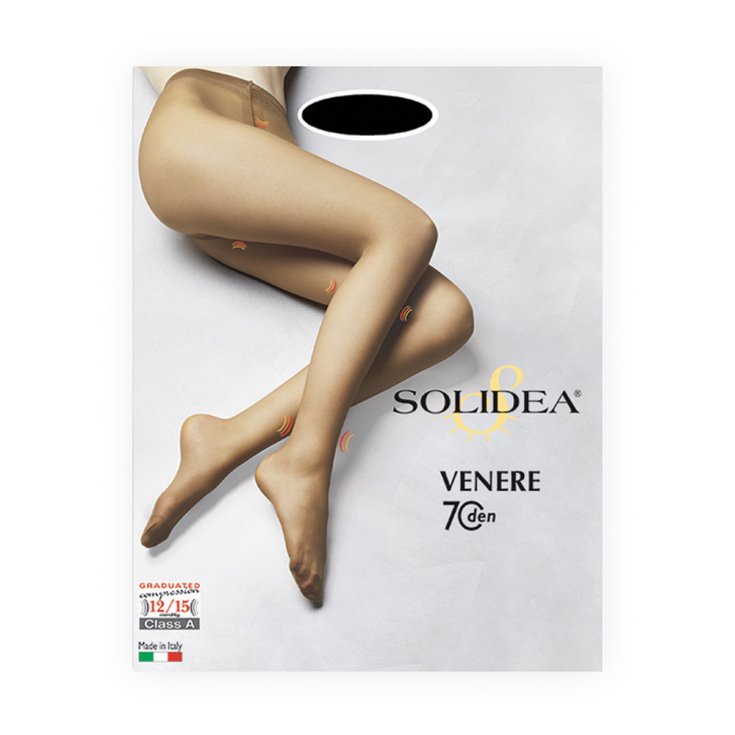 Venere Solidea® 70 Den All Nude Strumpfhose Farbe Camel Größe 4-L 1 Paar