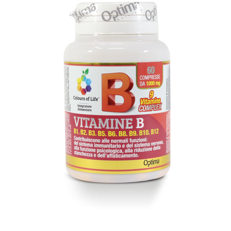 Vitamin B-Komplex Colors Of Life® Optima Naturals 60 Tabletten
