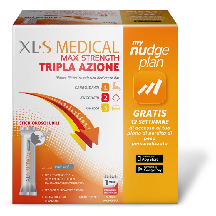 XLS Medical Max Strength Triple Action 60 Orolösliche Sticks