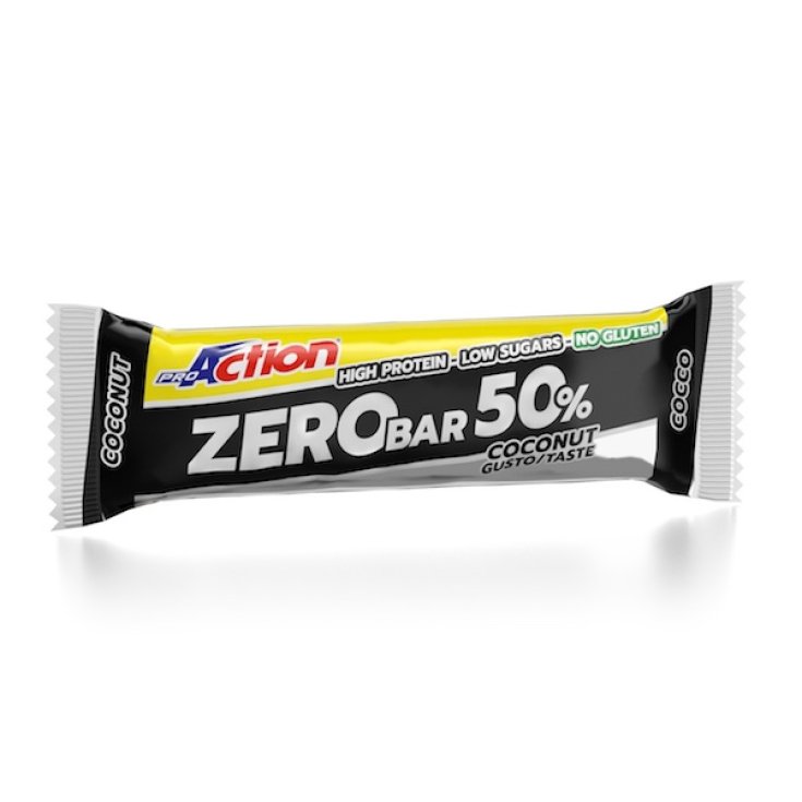 Zero Bar 50% - ProAction Kokosnuss 60g