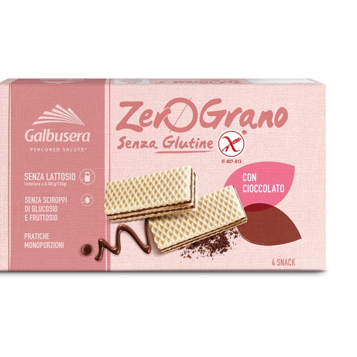 ZeroGrano Waffel mit Schokolade Glutenfreie Galbusera 180g
