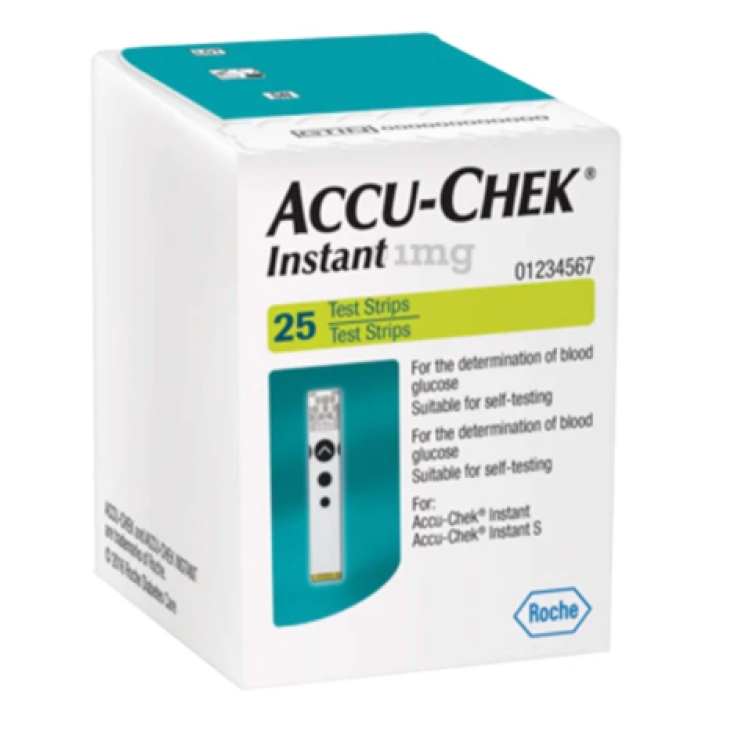 Accu-Chek Instant 1mg Roche 25 Teststreifen