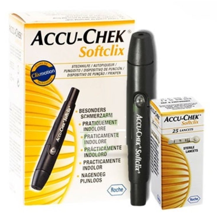 Accu-Chek® Softclix Stechhilfe + Roche Lanzetten