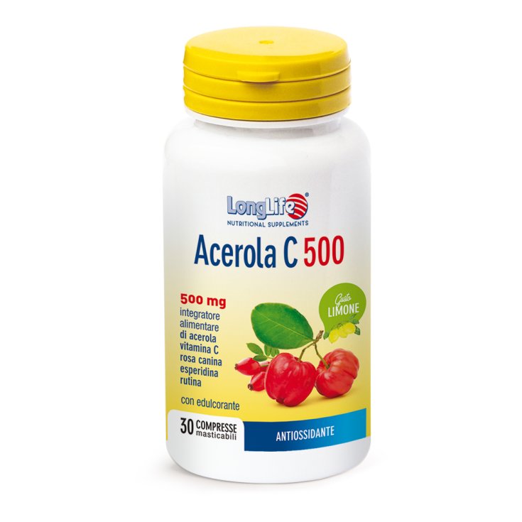 Acerola C 500 Zitrone LongLife 30 Tabletten