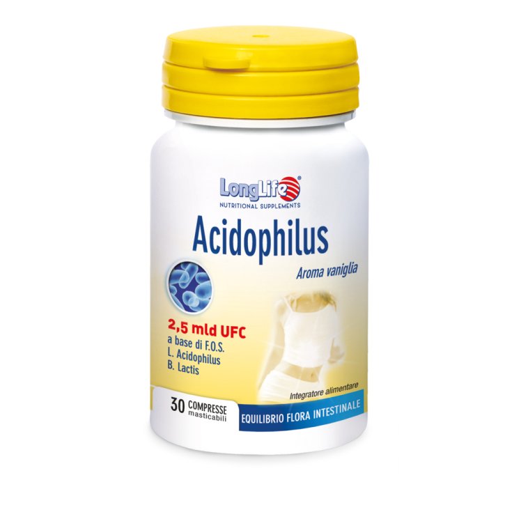 Acidophilus 2,5 Mld UFC LongLife 30 Kautabletten Vanille