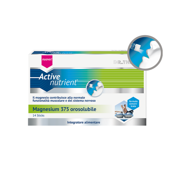 Active Nutrient® Magnesium 375 Schmelzlösliche Dr. Theiss 14 Sticks