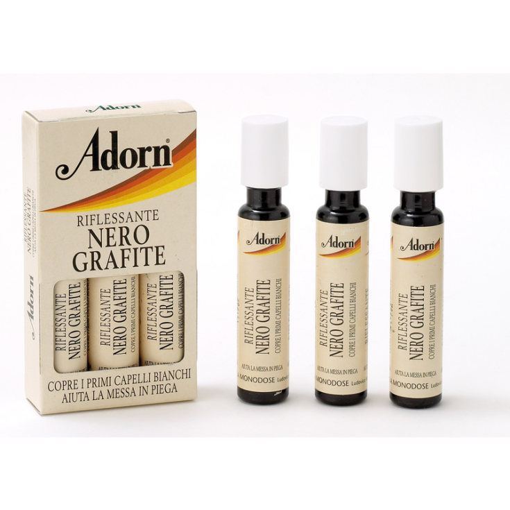 Adorn Reflektierende Fläschchen aus schwarzem Graphit 3x20ml