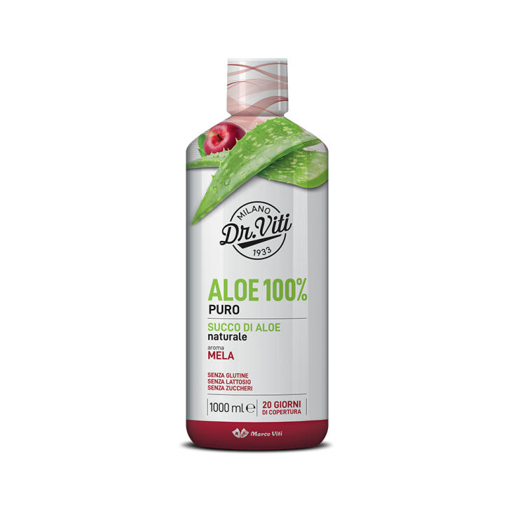 Pure Aloe 100% Aroma Apfel Marco Viti 1000ml