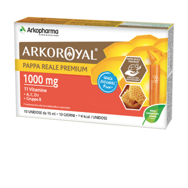 Arkoroyal® Premium Royal Jelly 1000 MG Arkopharma 10 Einzeldosis