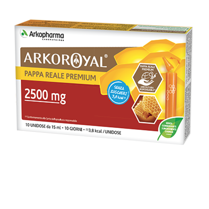 Arkoroyal® Royal Jelly Premium 2500 MG Arkopharma 10 Einzeldosis