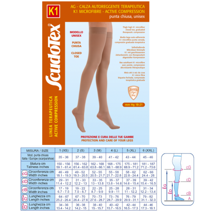 Stay-up K1 Mikrofaser Closed Toe ScudoTex Beige Größe 3