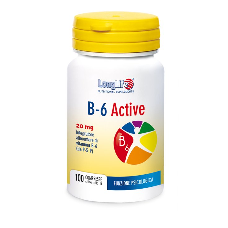 B6 Active 20 mg LongLife 100 teilbare Tabletten