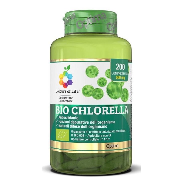 Bio Chlorella Colors of Life Optima 200 Tabletten