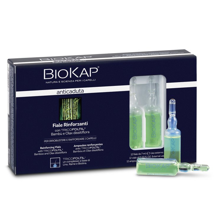 BioKap Anti-Haarausfall Bios Line 12 Fläschchen