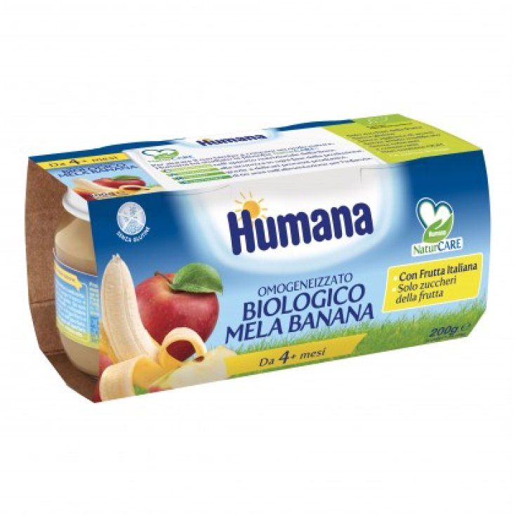 Bio Apfel Banane Humana 2x100g