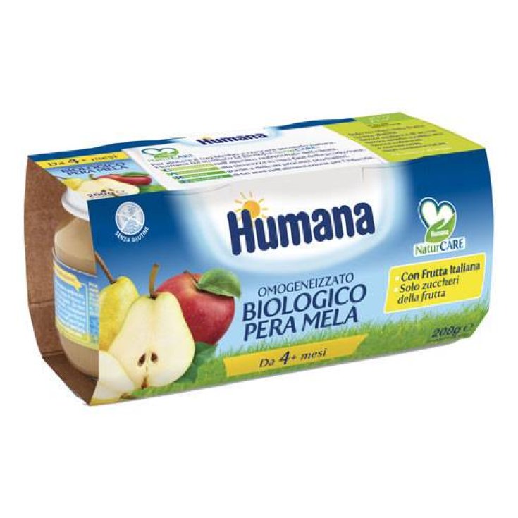 Bio Apfel Birne Humana 2x100g