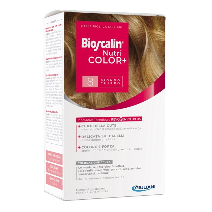 Bioscalin® NutriColor + 8 Hellblond Giuliani 1 Kit