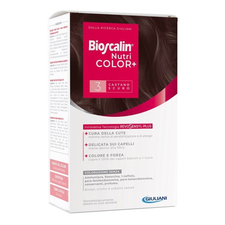 Bioscalin® NutriColor + 3 Dunkelbraun Giuliani 1 Kit