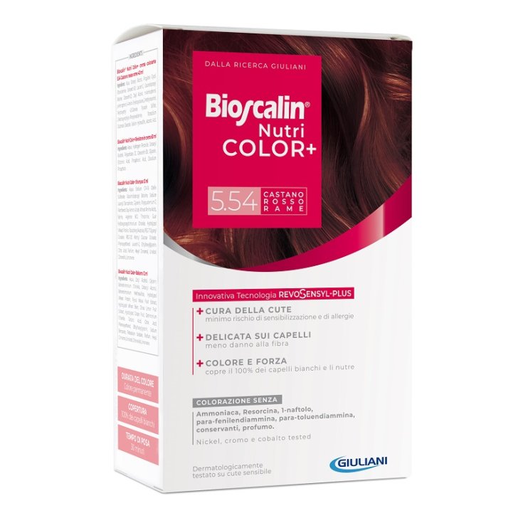 Bioscalin® NutriColor + 5,54 Braun Rot Kupfer Giuliani 1 Kit