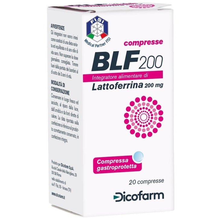 BLF 200 Dicofarm Lactoferrin 20 Tabletten