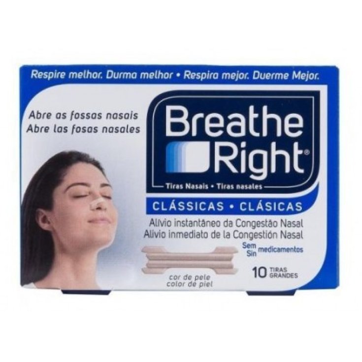 Breathe Right Classic 10 Nasenpflaster