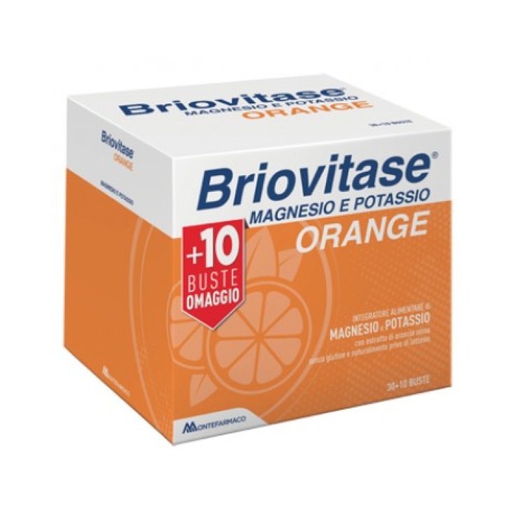 Briovitase® Magnesium und Kalium Orange MONTEFARMACO 30 + 10 Beutel