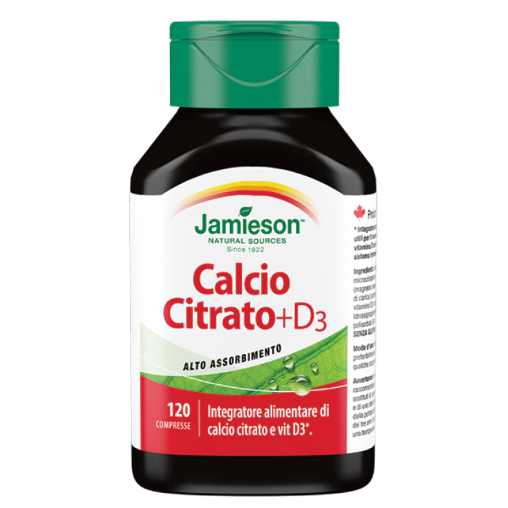 Calciumcitrat + D3 Jamieson 120 Tabletten