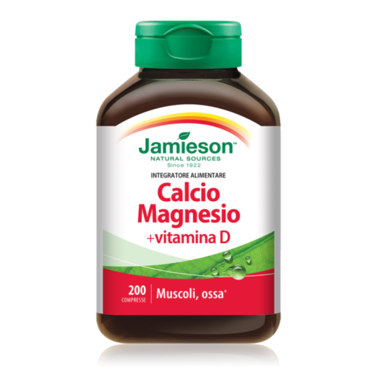 Calcium Magnesium Vitamin D Jamieson 200 Tabletten