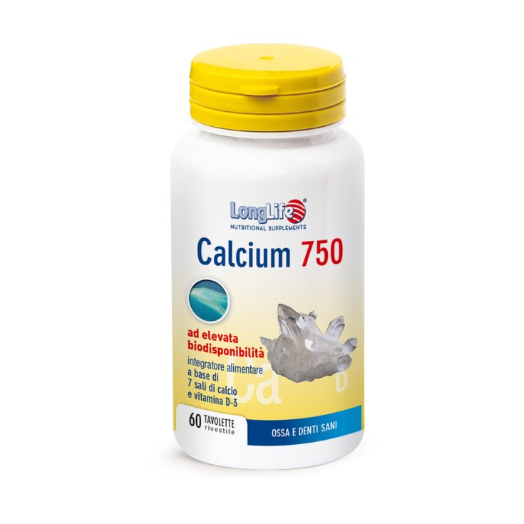 Calcium 750mg LongLife 60 überzogene Tabletten