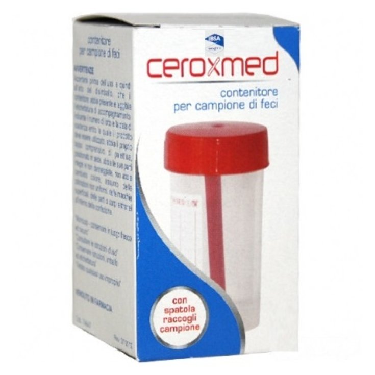 Ceroxmed Behälter für Stuhlprobe IBSA 60ml