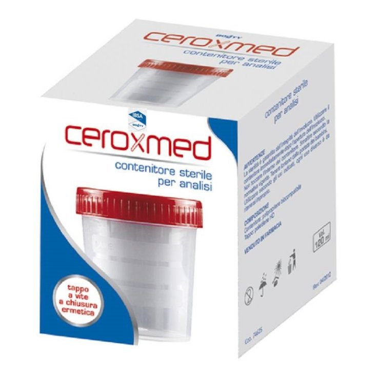 Ceroxmed Steriler Behälter für die Urinanalyse IBSA 120ml