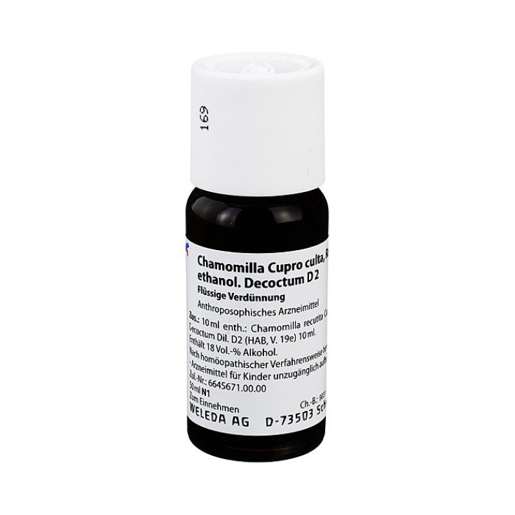 Chamomilla Cupro Culta Ethanol Decoctum D2 50ml