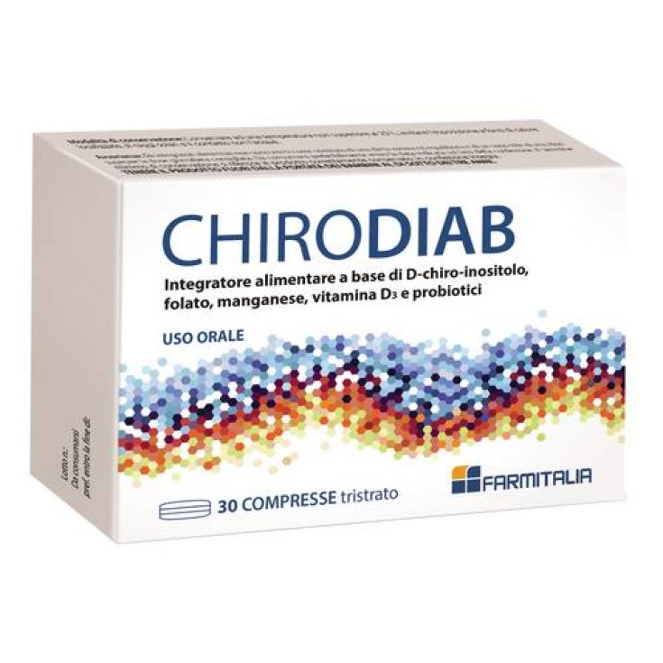 ChiroDIAB Farmitalia 30 Dreischichttabletten