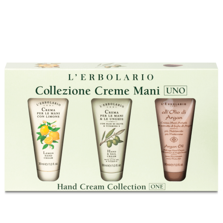 Creme Mani Uno L'Erbolario 3-teilige Kollektion