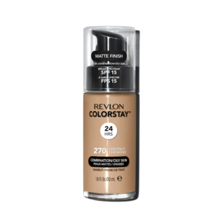 ColorStay ™ Make-up-Kombination / fettige Haut Chestnut REVLON 1 Foundation