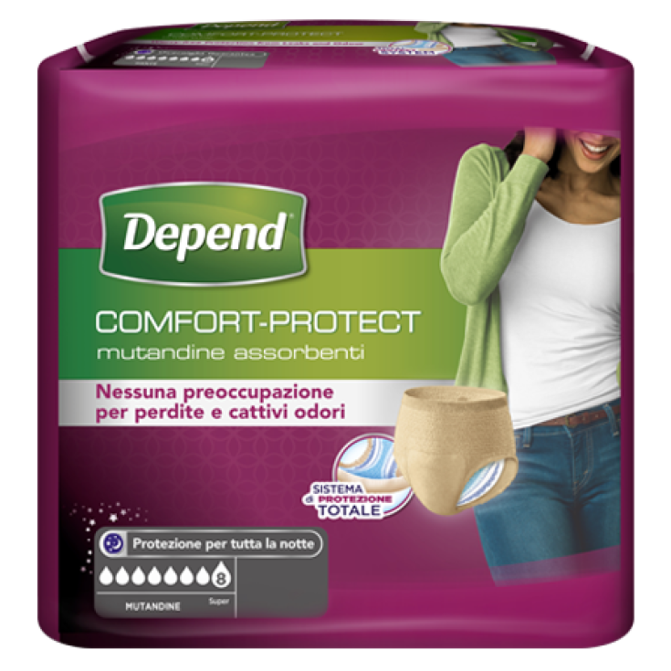 Comfort-Protect Depend® 10 Damen-Slip Gr. S / M Super Saugkraft