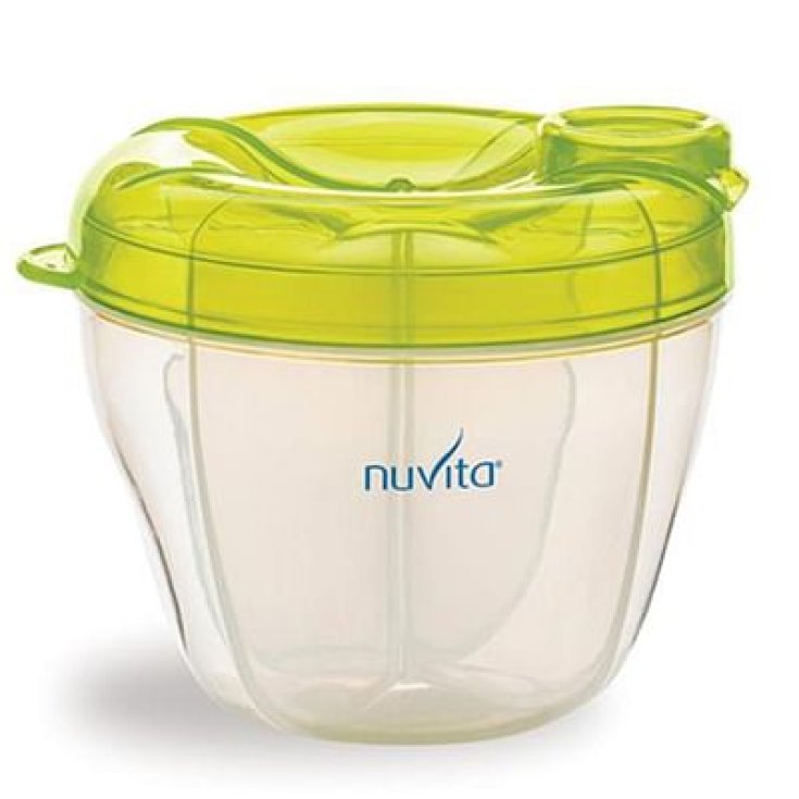 Grüner Nuvita Pulvermilch-Dosierbehälter
