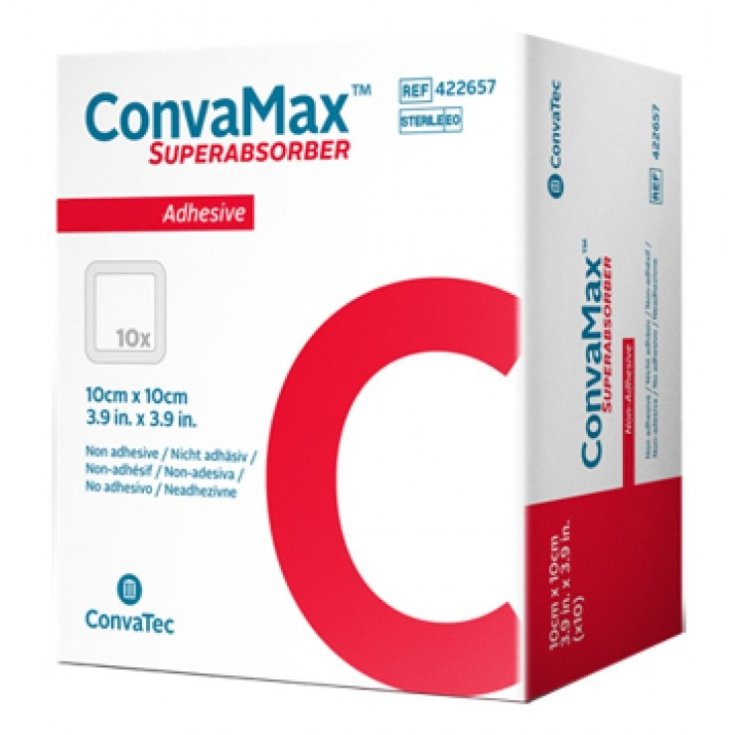 ConvaMax Superabsorber ConvaTec 10 Verbände 10X10cm