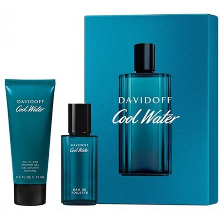 Cool Water Parfum Mann Davidoff Kit 40ml + 75ml