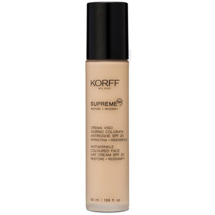 Farbige Anti-Falten-Tages-Gesichtscreme SPF20 Supreme RR KORFF 50ml