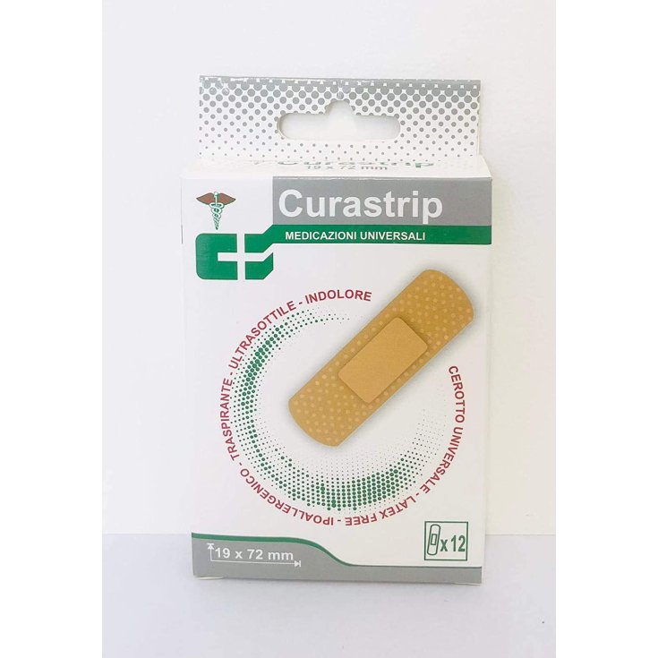 Curastrip Pharma Care 12 Pflaster 19x72mm