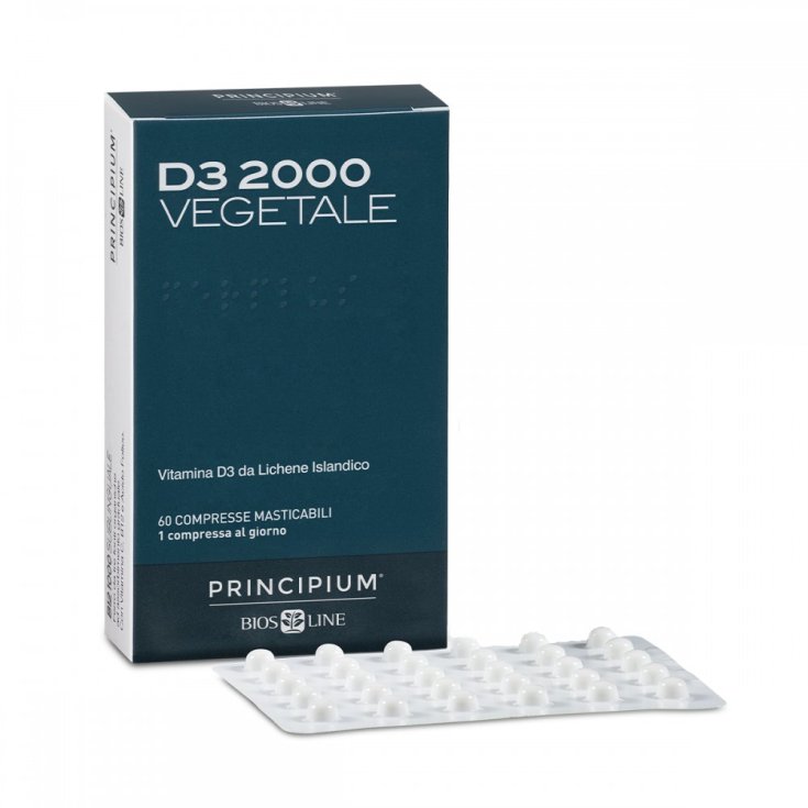 D3 2000 Vegetale Principium Bios Line 60 Tabletten