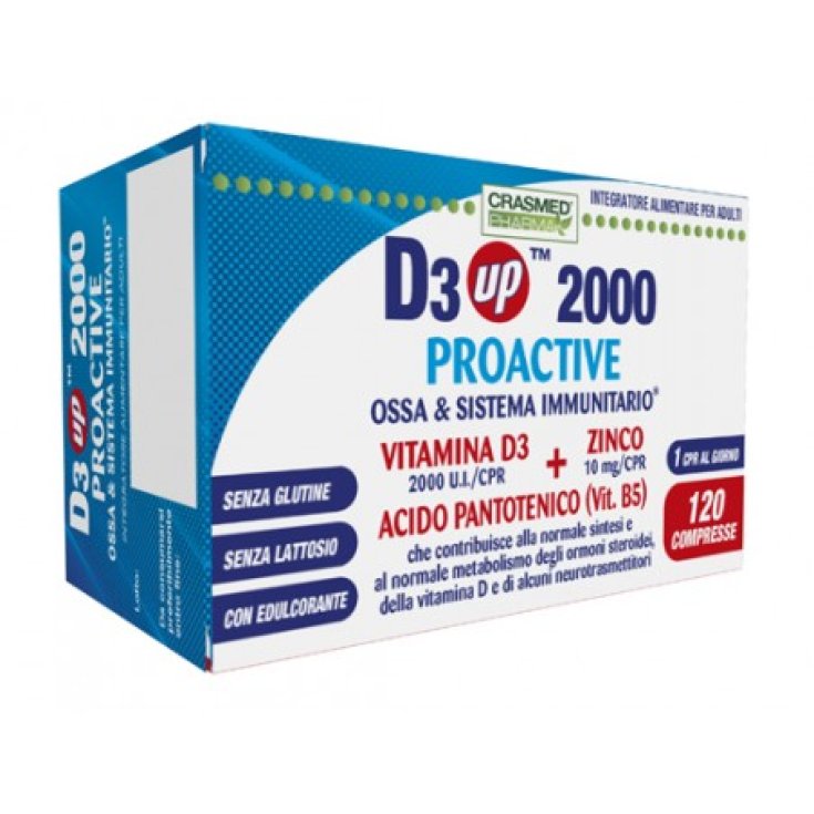 D3 Up 2000 Proactive Crasmed Pharma 120 Tabletten