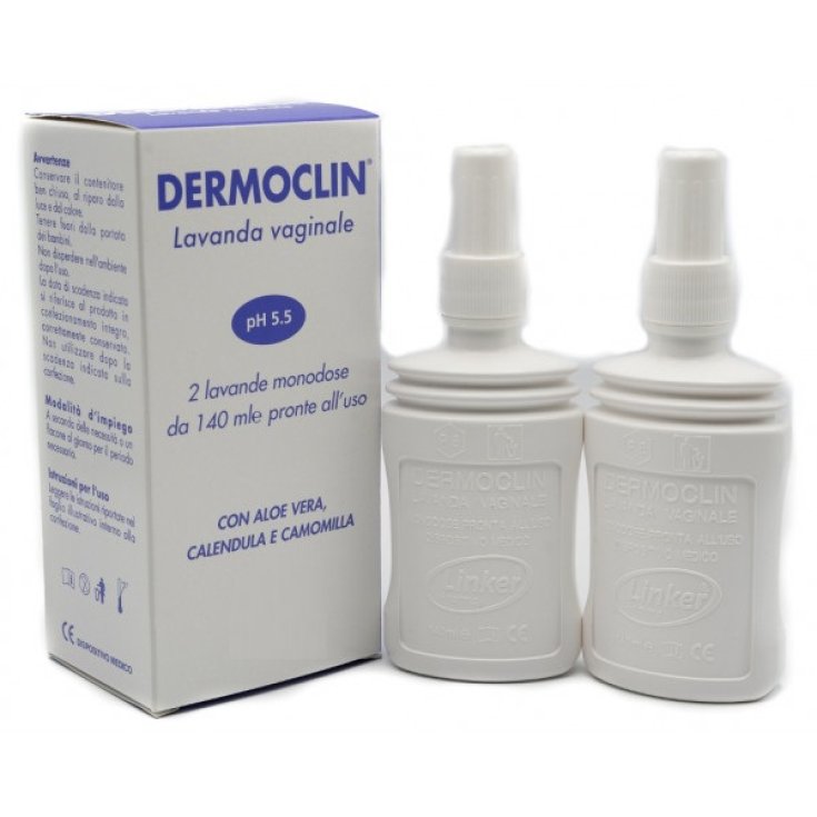 Farmitalia Dermoclin Vaginal Lavendel 2 Einzeldosisflaschen