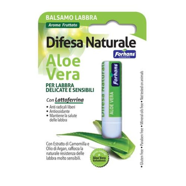 Natural Defense Aloe Vera Zarte Lippen Forhans