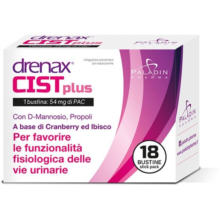 Drenax Forte Cist Plus Paladin Pharma 18-Stick-Packung