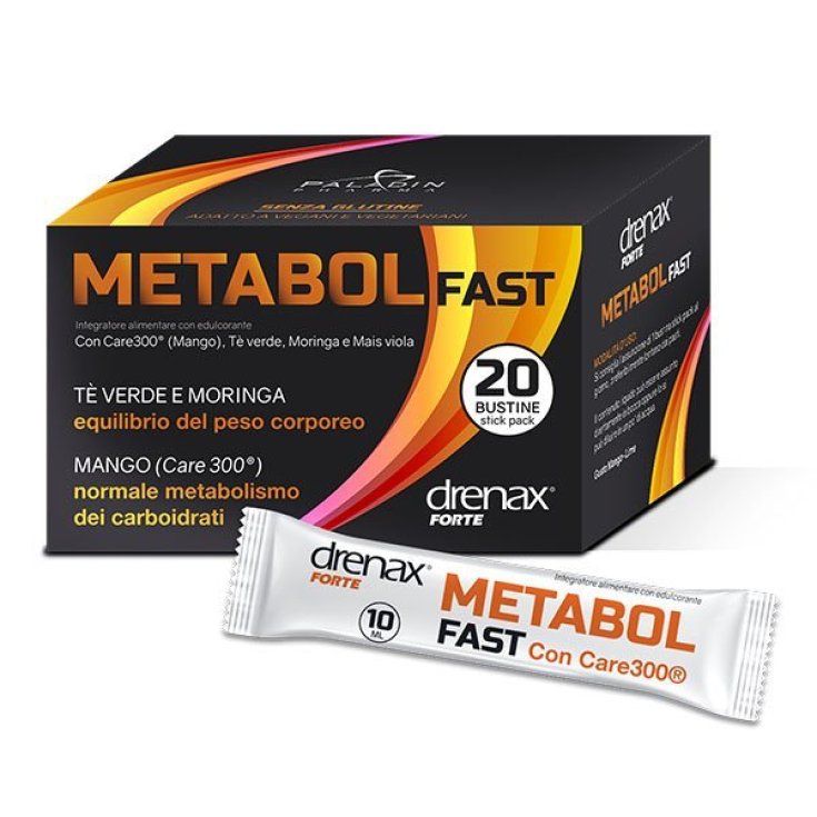 Drenax Forte Metabol Fast Paladin Pharma 20 Stick Packung mit 10 ml