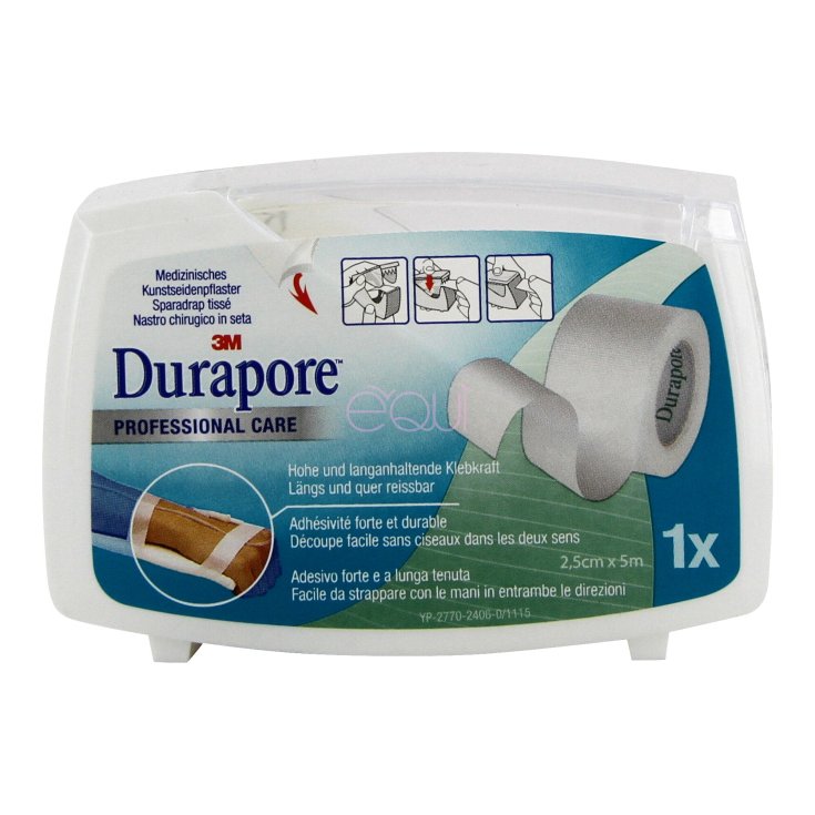 Durapore Patch mit 3M Dispenser 2,5cmx5m